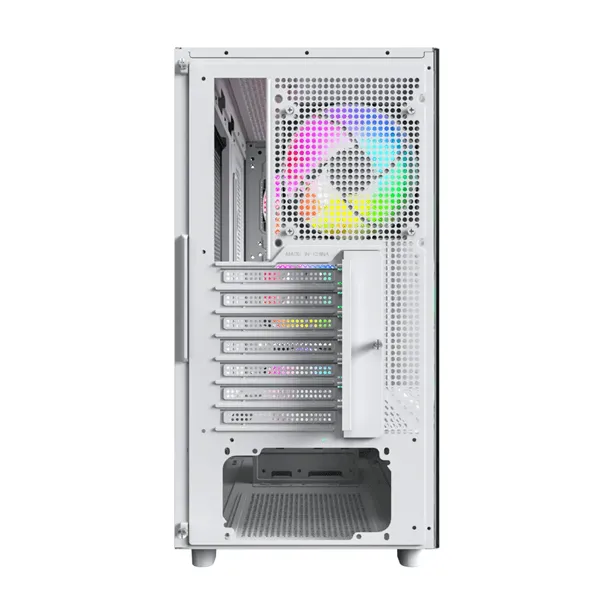 Корпус Montech XR Wood (W) ATX/Micro-ATX/Mini-ITX 2xUSB3.0 1xType-C 1xAudio 1xMic Белый — фото 4