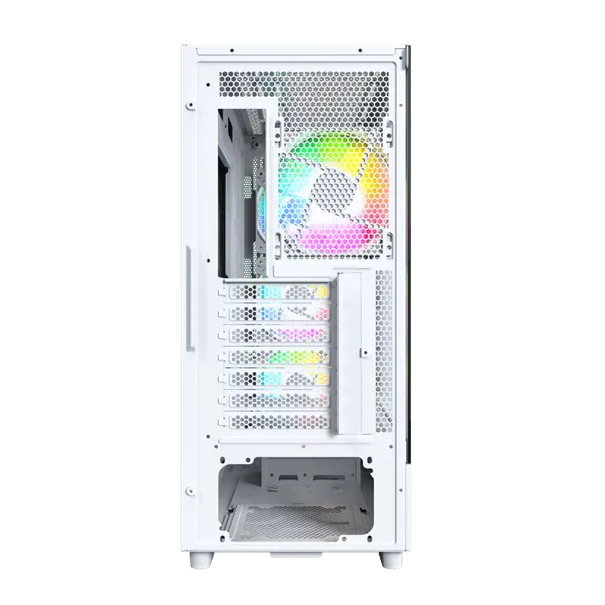 Корпус Montech X5 (W) E-ATX/ATX/Micro-ATX/Mini-ITX 1xUSB3.0 1xUSB2.0 1xType-C 1xAudio Белый — фото 3