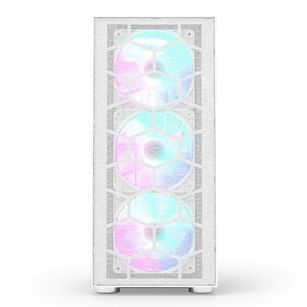 Корпус Montech X3 MESH (W) ATX/Micro-ATX/Mini-ITX 1xUSB3.0 2xUSB2.0 1xAudio 1xMic Белый — фото 3