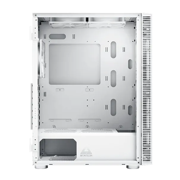 Корпус Montech X3 GLASS (W) ATX/Micro-ATX/Mini-ITX 1xUSB3.0 2xUSB2.0 1xAudio 1xMic Белый — фото 4