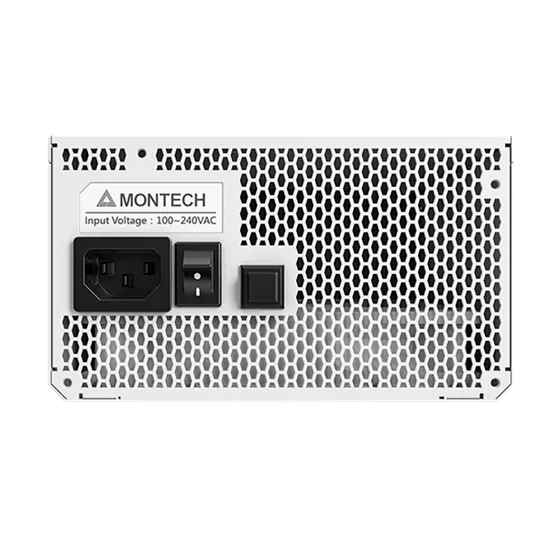 Блок питания Montech  850W, TITAN PLA 850W, Full Modular, 80+ PLATINUM, КПД 90%, Fan 135mm, Белый — фото 4