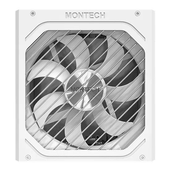 Блок питания Montech 1200W, TITAN PLA 1200W, Full Modular, 80+ PLATINUM, КПД 90%, Fan 135mm, Белый — фото 6