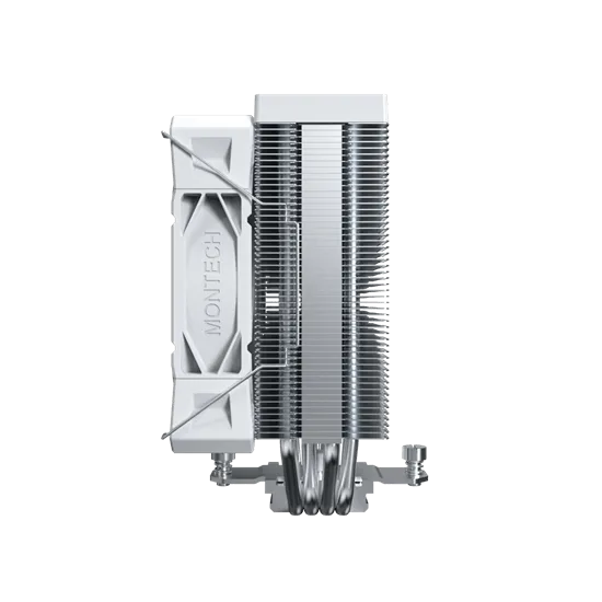Вентилятор для процессора Montech NX400 (W) TDP 220W 4-pin 1851/1700/1200/115X/AM5/AM4 White — фото 4