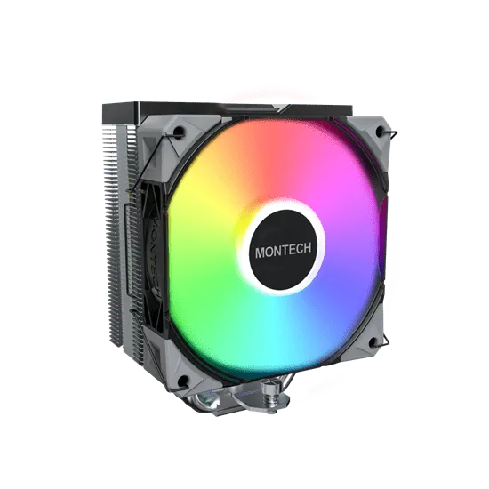 Вентилятор для процессора Montech NX400 ARGB (B) TDP 220W 4-pin 1851/1700/1200/115X/AM5/AM4 Black — фото 6