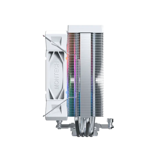 Вентилятор для процессора Montech NX400 ARGB (W) TDP 220W 4-pin 1851/1700/1200/115X/AM5/AM4 White — фото 4