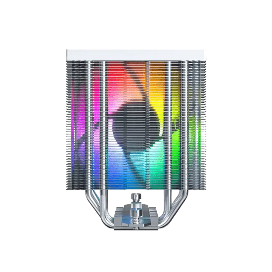 Вентилятор для процессора Montech NX400 ARGB (W) TDP 220W 4-pin 1851/1700/1200/115X/AM5/AM4 White — фото 3