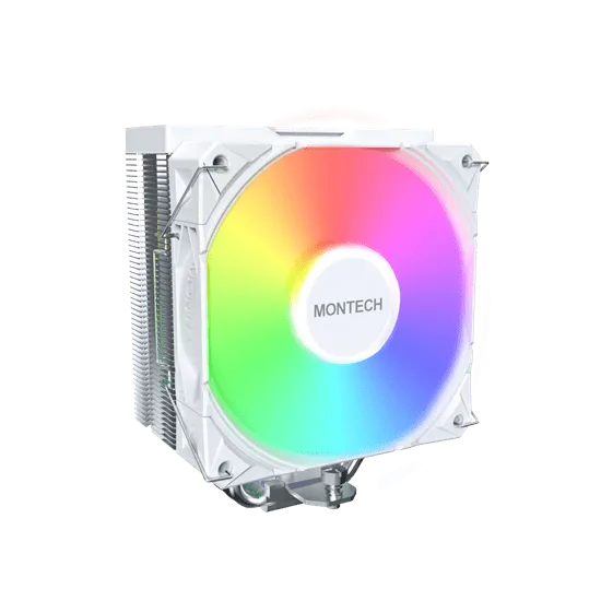 Вентилятор для процессора Montech NX400 ARGB (W) TDP 220W 4-pin 1851/1700/1200/115X/AM5/AM4 White — фото 6