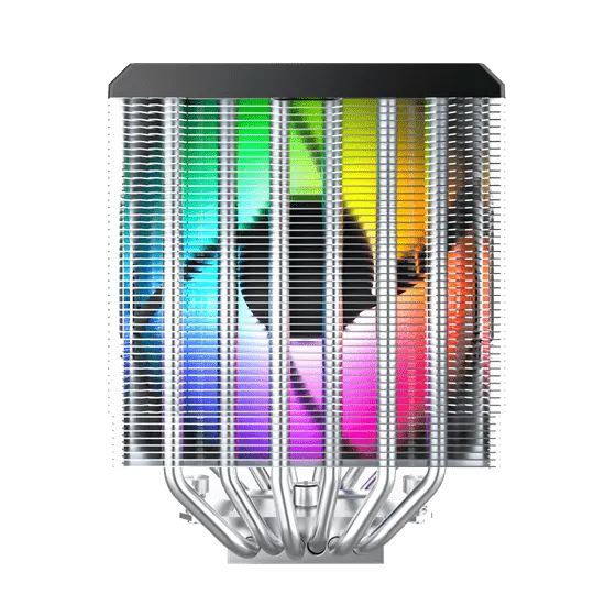 Вентилятор для процессора Montech NX600 ARGB (B) TDP 260W 4-pin 1851/1700/1200/115X/AM5/AM4 Black — фото 4