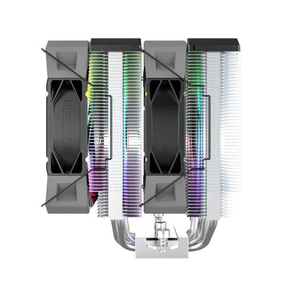 Вентилятор для процессора Montech NX600 ARGB (B) TDP 260W 4-pin 1851/1700/1200/115X/AM5/AM4 Black — фото 5