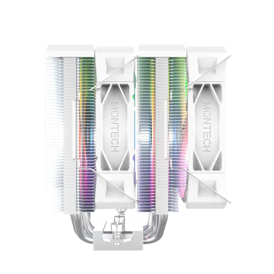 Вентилятор для процессора Montech NX600 ARGB (W) TDP 260W 4-pin 1851/1700/1200/115X/AM5/AM4 White — фото 3
