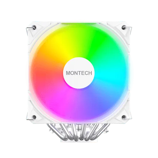 Вентилятор для процессора Montech NX600 ARGB (W) TDP 260W 4-pin 1851/1700/1200/115X/AM5/AM4 White — фото 2