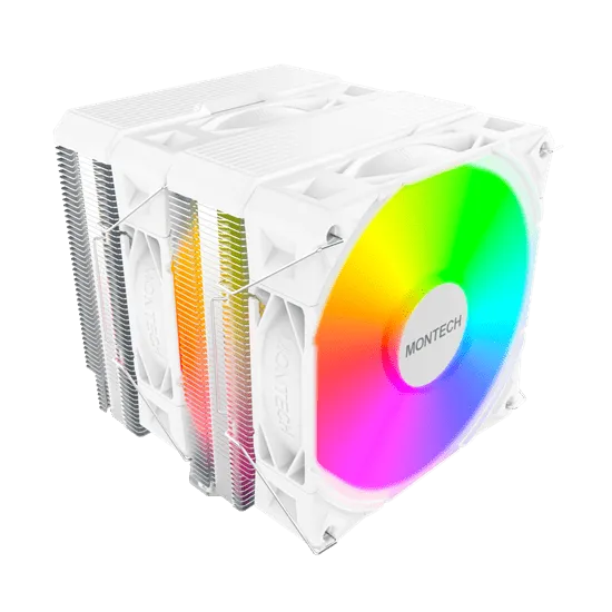 Вентилятор для процессора Montech NX600 ARGB (W) TDP 260W 4-pin 1851/1700/1200/115X/AM5/AM4 White