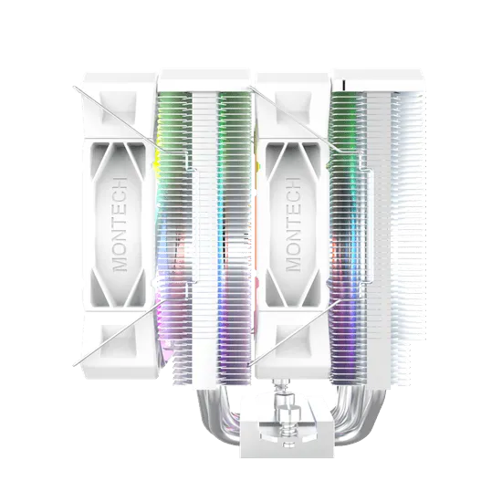 Вентилятор для процессора Montech NX600 ARGB (W) TDP 260W 4-pin 1851/1700/1200/115X/AM5/AM4 White — фото 5