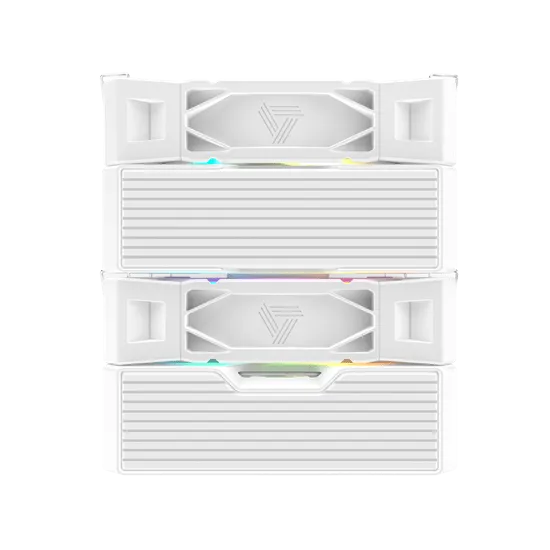 Вентилятор для процессора Montech NX600 ARGB (W) TDP 260W 4-pin 1851/1700/1200/115X/AM5/AM4 White — фото 6