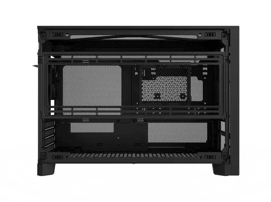 Корпус Montech TEN (B) Micro-ATX/Mini-ITX 2xUSB3.0 1xType-C 1xAudio Черный — фото 4