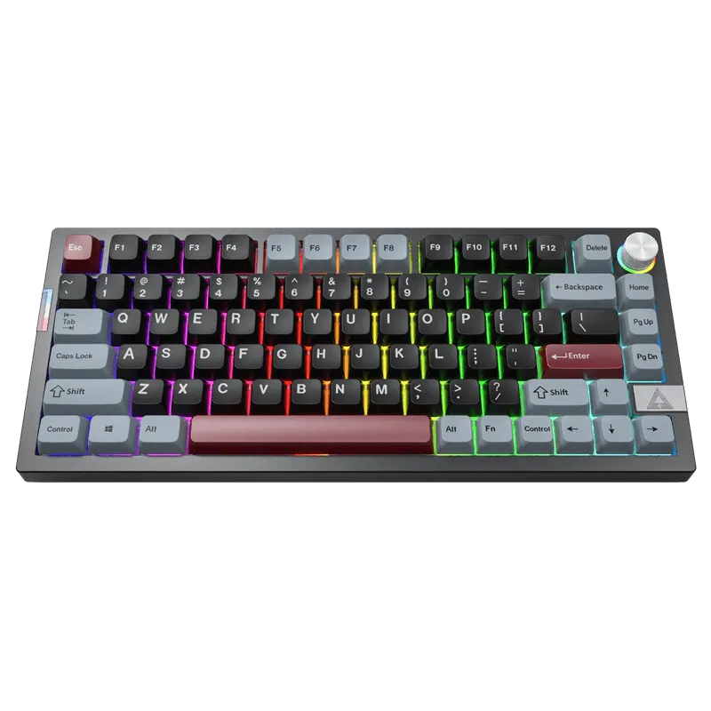 Клавиатура беспроводная Montech MK PRO 75 DB Bluetooth/Wireless/USB, ENG/RUS, mechanical, Черная
