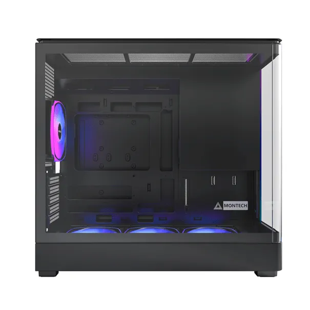 Корпус Montech KING 15 PRO (B) Micro-ATX/Mini-ITX 2xUSB3.0 1xType-C 1xAudio Черный — фото 3