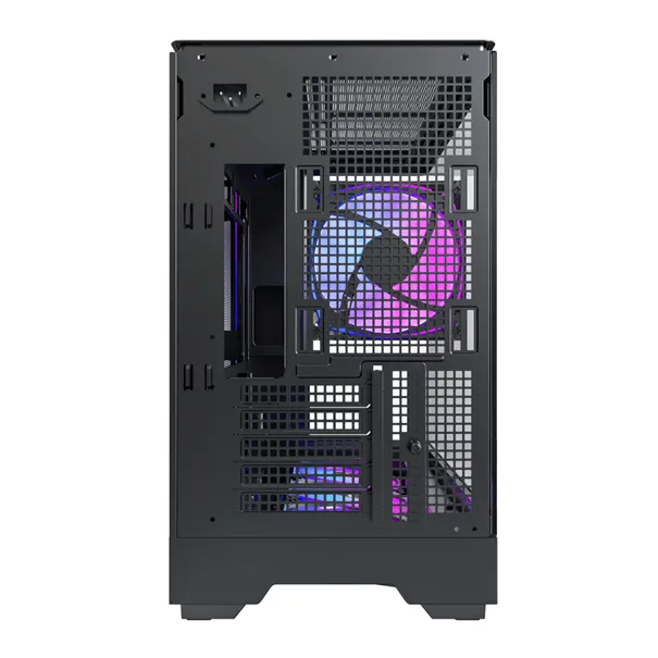 Корпус Montech KING 15 PRO (B) Micro-ATX/Mini-ITX 2xUSB3.0 1xType-C 1xAudio Черный — фото 4