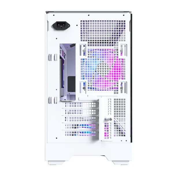 Корпус Montech KING 15 PRO (W) Micro-ATX/Mini-ITX 2xUSB3.0 1xType-C 1xAudio Белый — фото 4