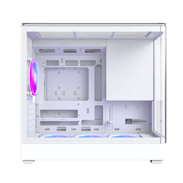 Корпус Montech KING 15 PRO (W) Micro-ATX/Mini-ITX 2xUSB3.0 1xType-C 1xAudio Белый — фото 3