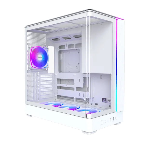 Корпус Montech KING 45 PRO (W) ATX/Micro-ATX/Mini-ITX 2xUSB3.0 1xType-C 1xAudio Белый