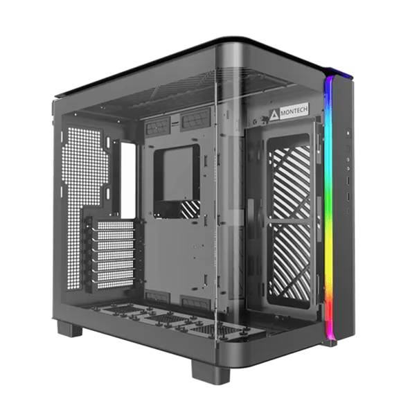 Корпус Montech KING 95 (B) ATX/Micro-ATX/Mini-ITX 2xUSB3.0 1xType-C 1xAudio 1xMic Черный