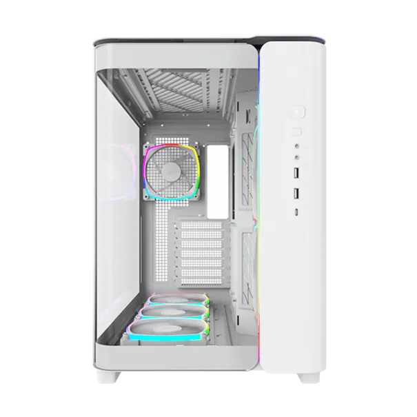 Корпус Montech KING 95 PRO (W) ATX/Micro-ATX/Mini-ITX 2xUSB3.0 1xType-C 1xAudio 1xMic Белый — фото 3