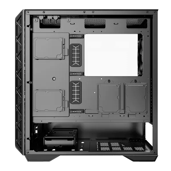 Корпус Montech AIR 903 BASE (B) E-ATX/ATX/Micro-ATX/Mini-ITX 2xUSB3.0 1xType-C 1xAudio 1xMic Черный — фото 6