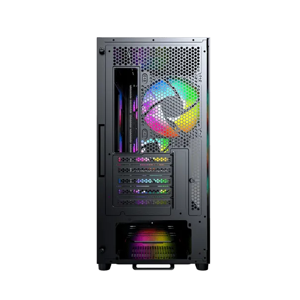 Корпус Montech X5M (B) Micro-ATX/Mini-ITX 1xUSB3.0 1xUSB2.0 1xType-C 1xAudio Черный — фото 3