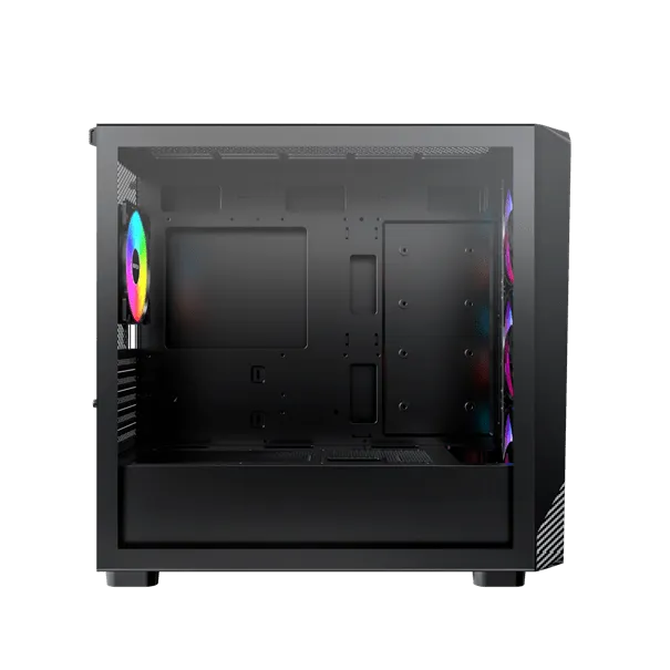 Корпус Montech X5M (B) Micro-ATX/Mini-ITX 1xUSB3.0 1xUSB2.0 1xType-C 1xAudio Черный — фото 2