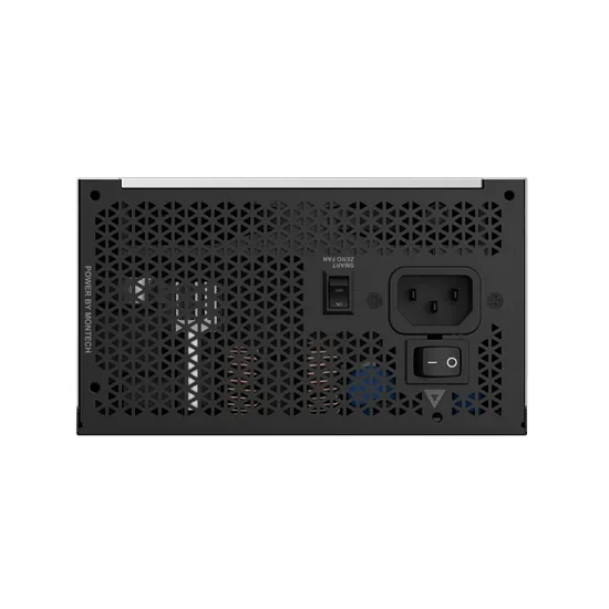 Блок питания Montech 1050W, CENTURY II 1050W, Full Modular, 80+ GOLD, КПД 90%, Fan 135mm, Серебро — фото 5