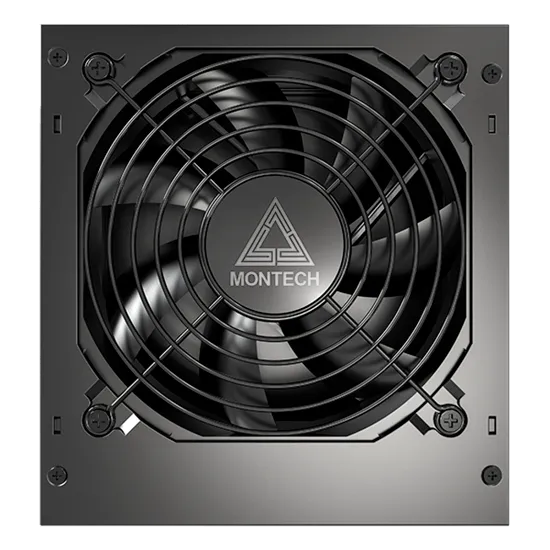 Блок питания Montech  650W, APX 650W, Non Modular, ATX, 80+ WHITE, КПД 90%, Fan 120mm, Черный — фото 2