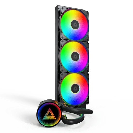 Водяное охлаждение для CPU Montech LightFlow ARGB 360 (B) TDP 300W 3x120 1170/1851/AM4/AM5 Black