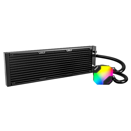 Водяное охлаждение для CPU Montech HyperFlow ARGB 360 (B) TDP 320W 3x120 115x-1851/AM3-AM5 Black — фото 3