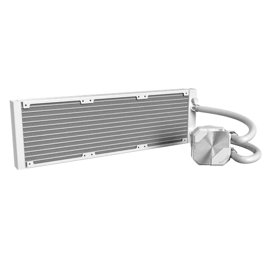Водяное охлаждение для CPU Montech HyperFlow Silent 360 (W) TDP 350W 3x120 115x-1851/AM3-AM5 White — фото 5