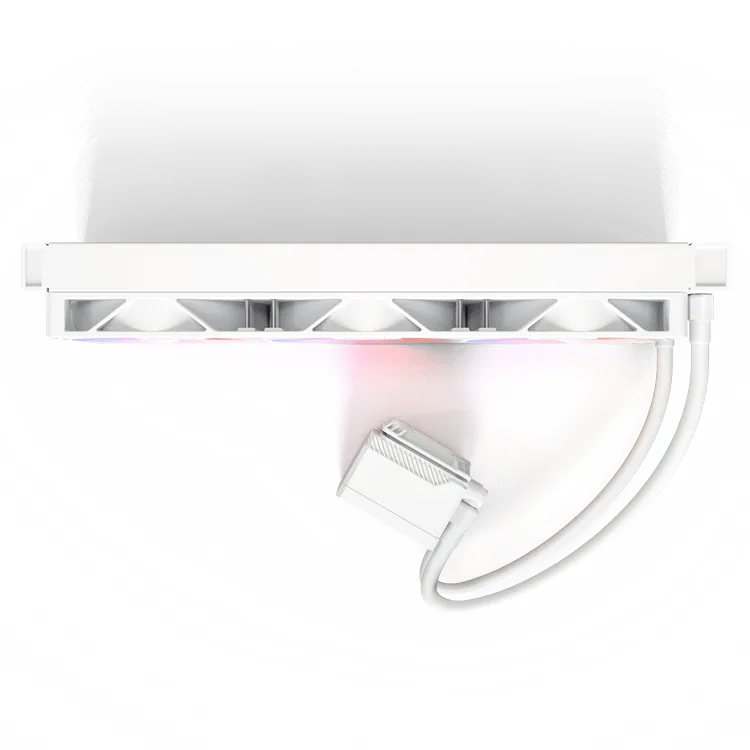 Водяное охлаждение для CPU Montech PureFlow ARGB 360 (W) TDP 320W 3x120 115x-1851/AM4/AM5 White — фото 3