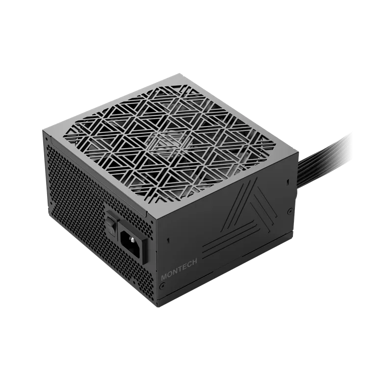 Блок питания Montech  750W, GAMMA 3 750W, Non Modular, ATX, 80+ GOLD, КПД 92%, Fan 135mm, Черный — фото 4