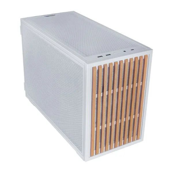Корпус Lian Li B4W-WD White mATX/ITX БП ATX/SFX 2xUSB3.2 1xType-C 1xAudio/Mic G99.B4W-WD.00 Белый — фото 2