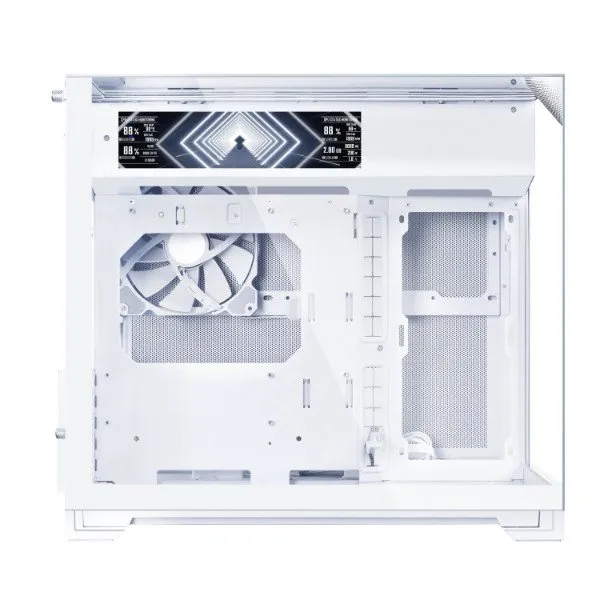 Корпус Lian Li O11 Vision-M Digital White mATX/ITX БП ATX 2xUSB3.0 1xType-C G99.O11VMDW.00 Белый