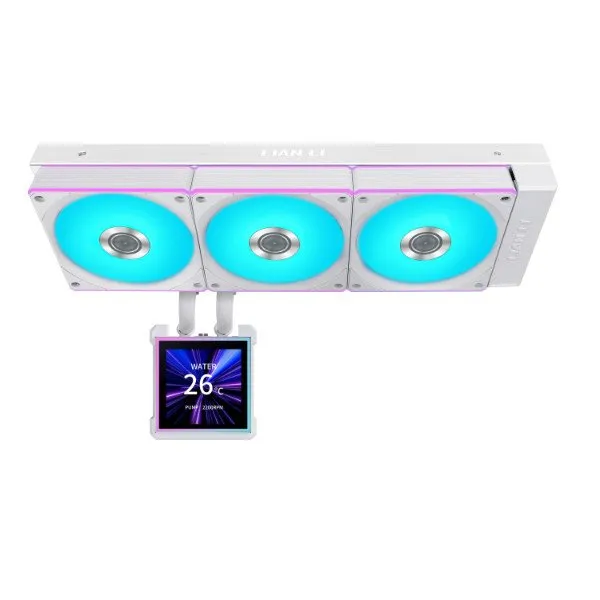 Водяное охлаждение для CPU Lian Li HydroShift II LCD-S 360TL 3x120mm White G89.GHS2LCDS36TFW.00 — фото 4