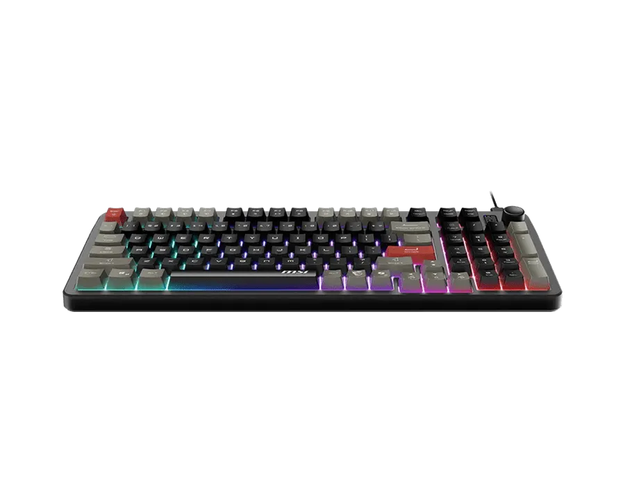 Игровая Клавиатура MSI FORGE GK110 RU, USB 2.0, 98кл, мембранная, кабель 1,5м (отсоединяемый) Черный — фото 4
