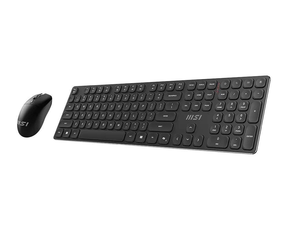Комплект Клавиатура + Мышь MSI FORGE K210 W COMBO RU 108кл/RU/EN/USB2.0/6кн. мышь/DPI1600/Черный — фото 2