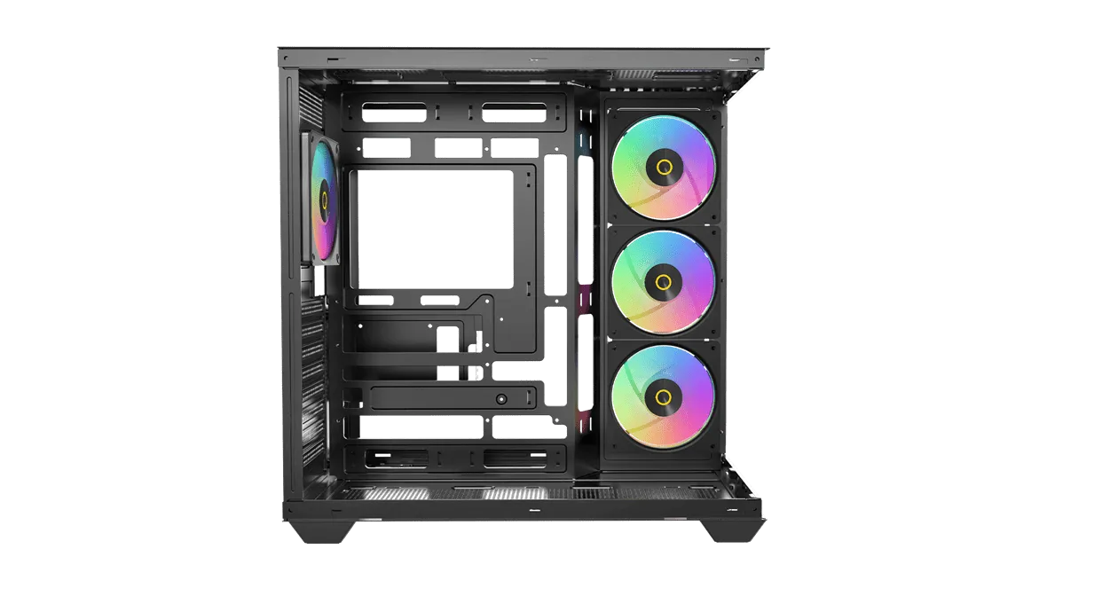 Корпус Ocypus Gamma C74 BK ARGB ATX/mATX/mini-ITX 2xUSB3.0 1xType-C Черный Gamma-C74-BKD400XX-GL — фото 6