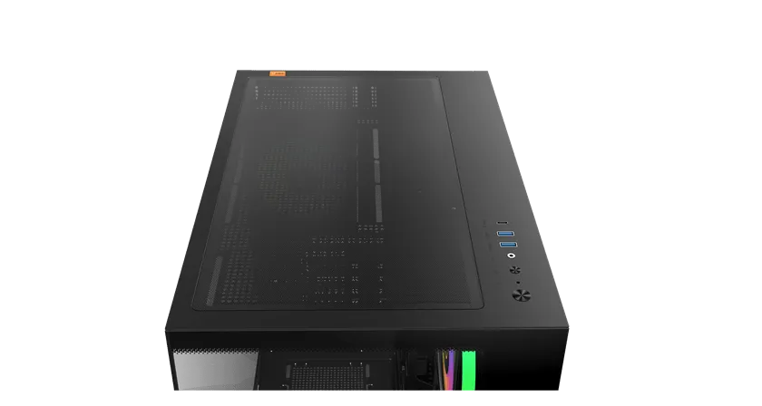 Корпус Ocypus Gamma C74 BK ARGB ATX/mATX/mini-ITX 2xUSB3.0 1xType-C Черный Gamma-C74-BKD400XX-GL — фото 8