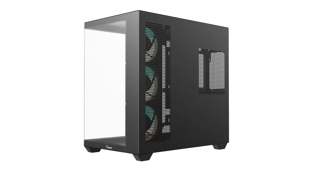 Корпус Ocypus Gamma C74 BK ARGB ATX/mATX/mini-ITX 2xUSB3.0 1xType-C Черный Gamma-C74-BKD400XX-GL — фото 3