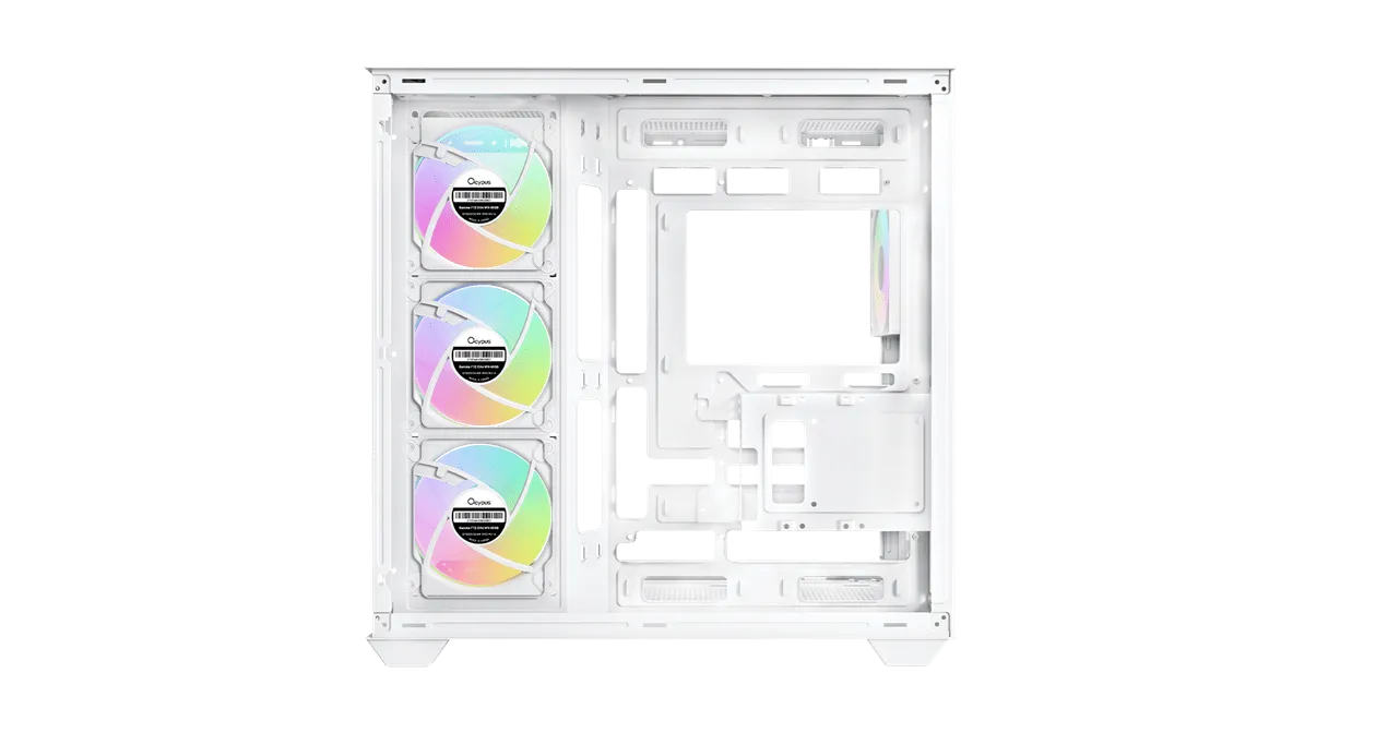 Корпус Ocypus Gamma C74 WH ARGB ATX/mATX/mini-ITX 2xUSB3.0 1xType-C Белый Gamma-C74-WHD400XX-GL — фото 7