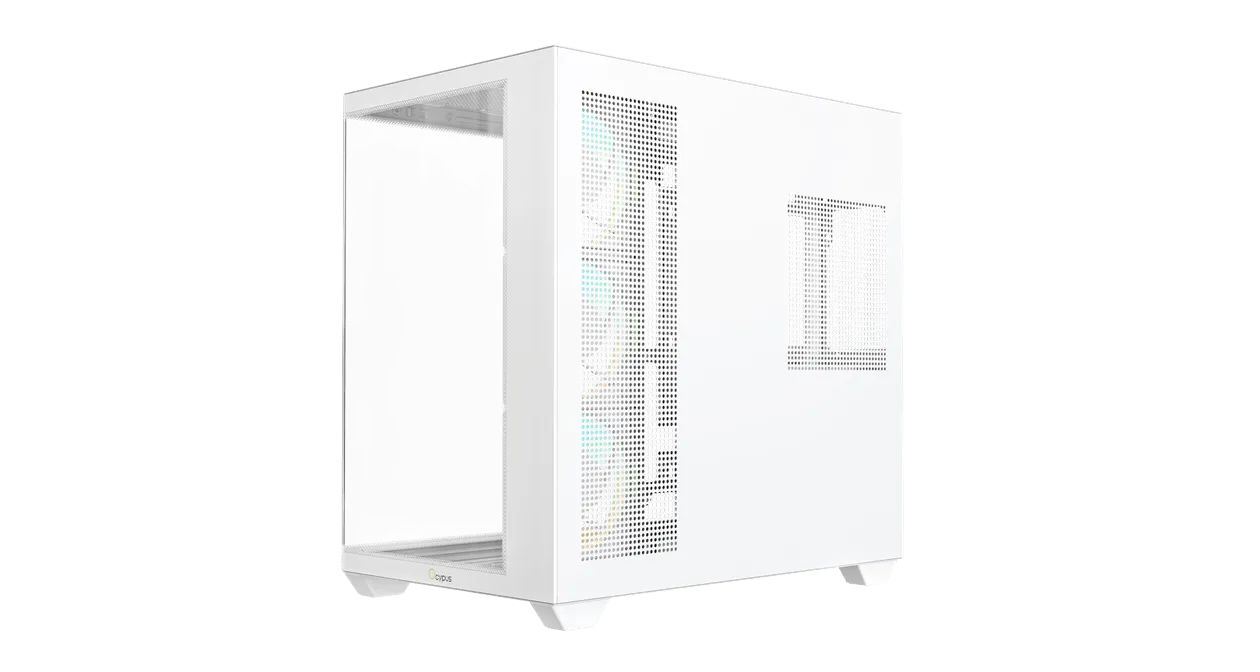 Корпус Ocypus Gamma C74 WH ARGB ATX/mATX/mini-ITX 2xUSB3.0 1xType-C Белый Gamma-C74-WHD400XX-GL — фото 3