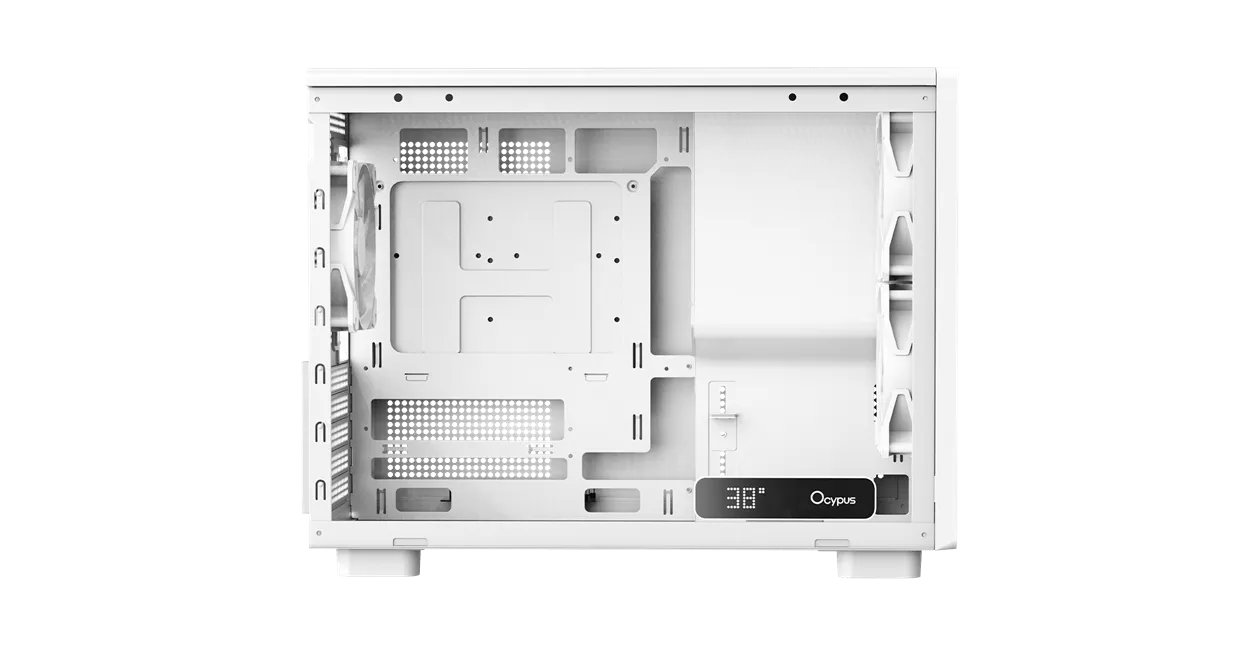 Корпус Ocypus Delta C40 WH Digital mATX/mini-ITX 2xUSB3.0 1xType-C Белый Delta-C40-WHG300XX-GL — фото 6