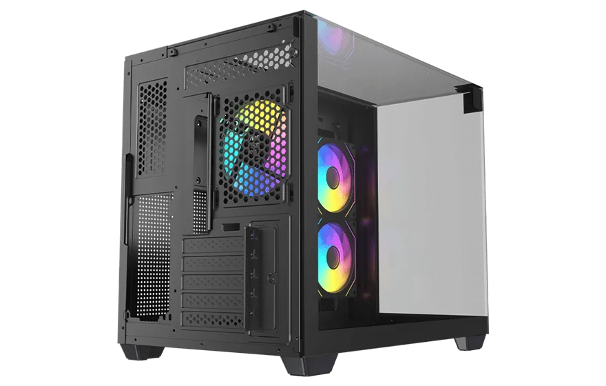 Корпус AOC CG399MB 3F M-ATX/ITX 2xUSB3.0 1xType-C 1xAudio/Mic Черный AOC-CG399M-BF3V1R0T3-G — фото 9