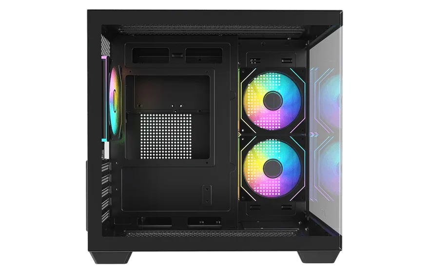 Корпус AOC CG391B 3F M-ATX/ITX 1xUSB2.0 1xUSB3.0 1xType-C 1xAudio/Mic Черный AOC-CG391-BF3V1R0T2-G — фото 10